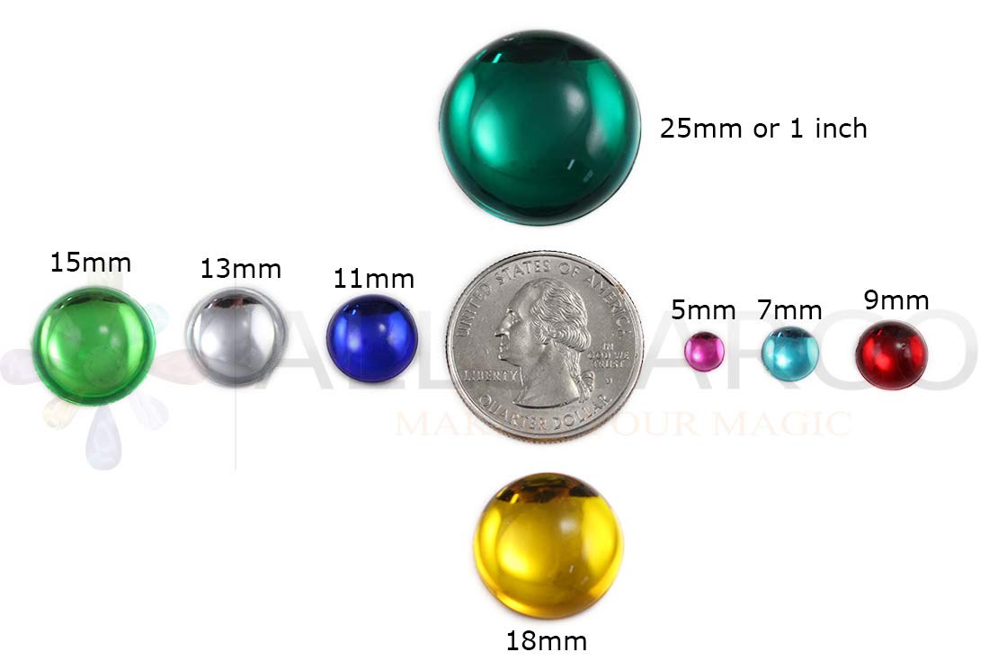 Allstarco 5mm Gold Flat Back Acrylic Round Pearl Cabochons Plastic Rhinestones Pearl Gems Embellishments for Jewelry, Crafts, Costumes, Card Invitations, Cosplay - 80 Pieces