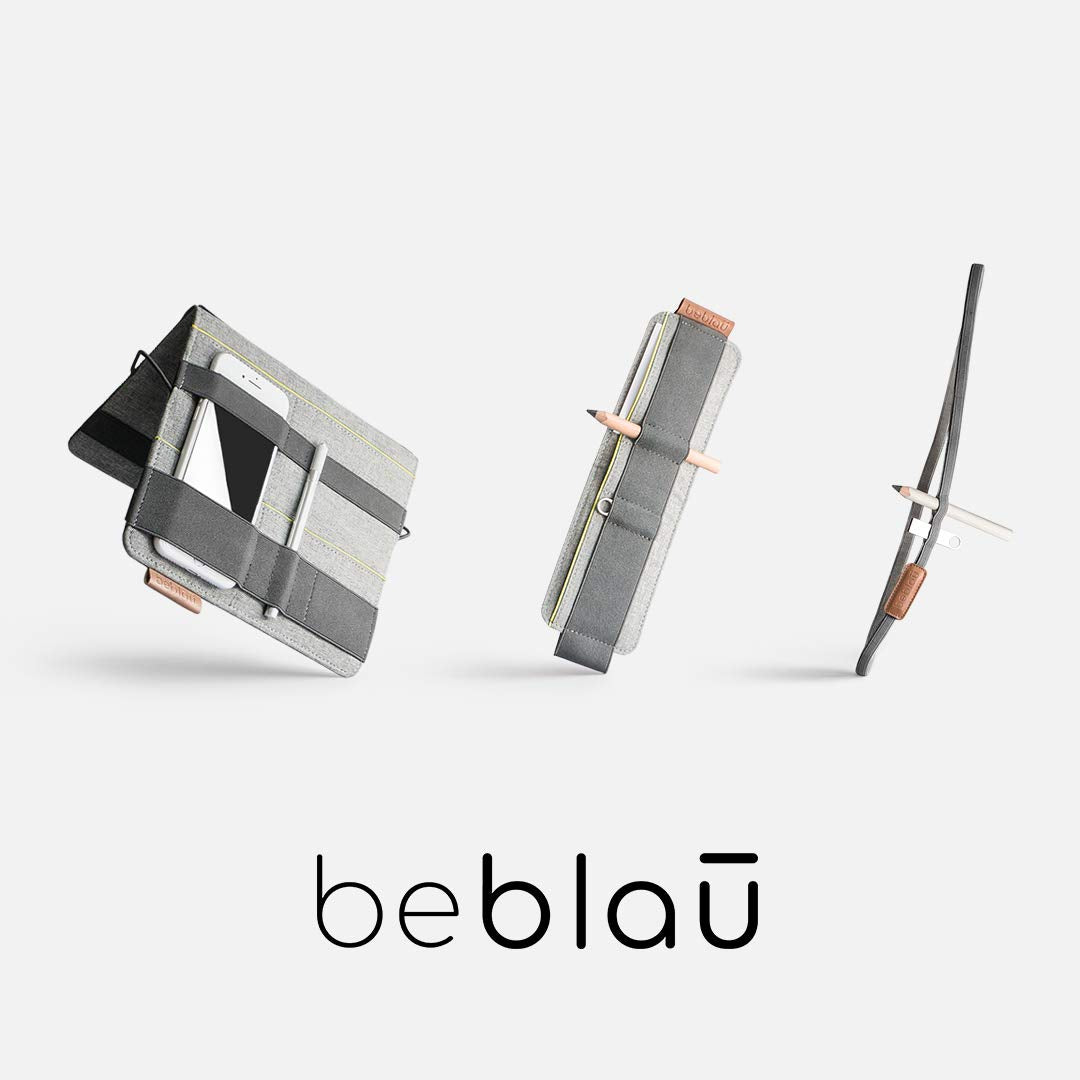 Beblau FOLD Portable Electronic Organizer – Attachable Device & Desktop Accessory | Office & Home Organizer | Fits 13"-15" Laptops & A4 Notebooks | Backpack Insert | Personal organizer