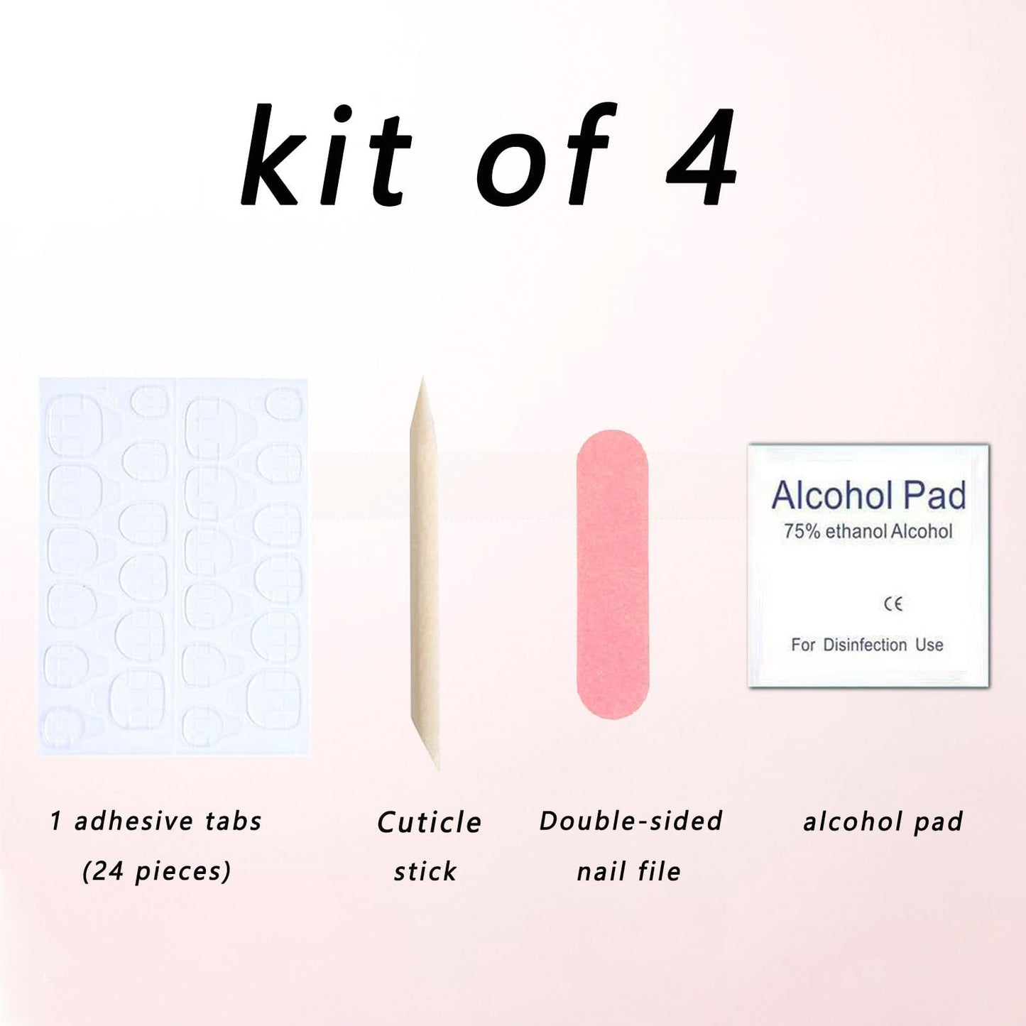 Almond Press on Nails Medium Fake Nails with 3D Water Ripples Butterflies Pearls Rhinestones Hearts Ombre Designs Glossy Glue on Nails Press ons Nude Full Cover Stick on Nails for Women 24Pcs