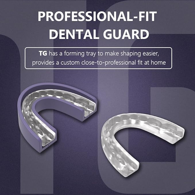 KOHEEL TG Mouth Guard for Teeth Grinding and Clenching, Professional-Fit Night Guard, Stops Bruxism Dental Guard (5 Count)