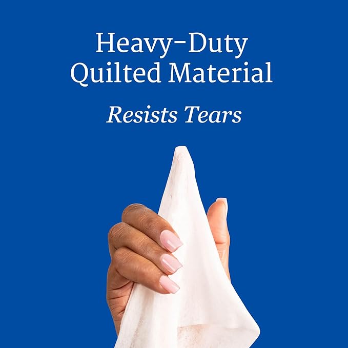 NorthShore Supreme Heavy-Duty Quilted Wipes, X-Large, Case/300 (6/50s)