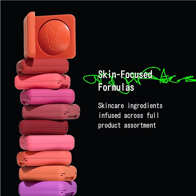 about-face Cheek Freak Blush Balm – Buildable Cream Blush with Hyaluronic Acid & Meadowfoam Seed Oil – Vegan, Cruelty-Free, Clean Beauty – 0.35 oz (Smash – Rosy Red)