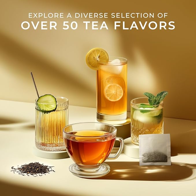 Gya Tea Co Moringa Herbal Tea Bags (100 Bags) - Caffeine Free with a Tangy Flavor for All Day Comfort, Calming, Relaxing & Nourishing - Fruit & Herbal Blends