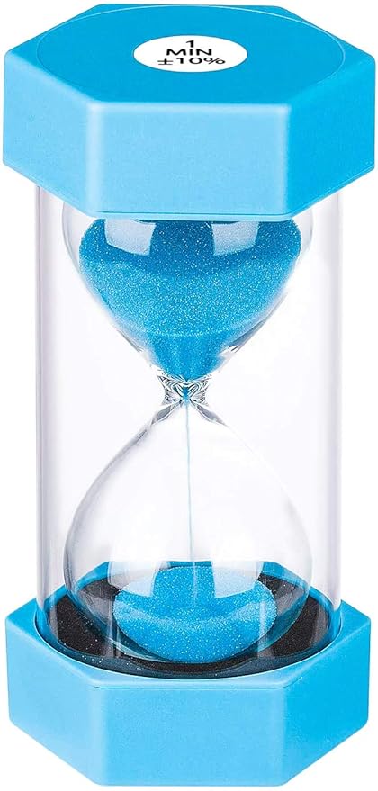 SuLiao Hourglass Timer Sand Clock 2 Minute： Colorful Sand Timer 2 Minute, Small Green SandWatch 2 Min, Plastic Hour Glass Sandglass for Kids, Games, Decor, Classroom, Kitchen, Toothbrush