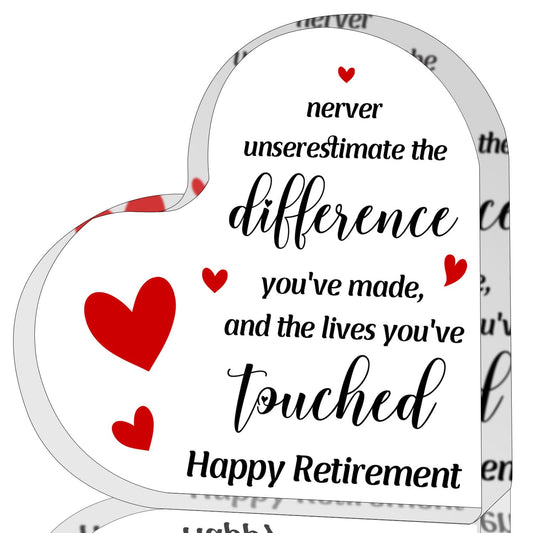 Retirement Gifts for Women-Goodbye Gifts for Coworkers-Retirement Plaque-Best Gifts for Retirement-Retirement Gift for Women Coworker Leaving Gifts Retire Decorative Signs Plaques
