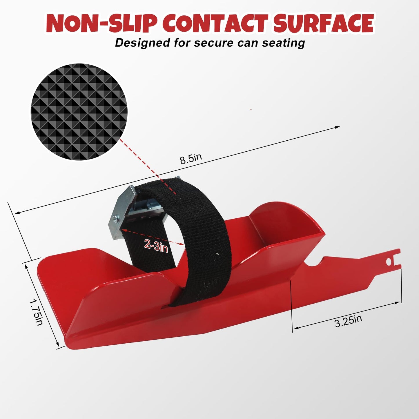 Nexigins Secure Spray Can Shaker Attachment Reciprocating Saw Holder Anti Slip Strap Stabilizer Mixing Tool