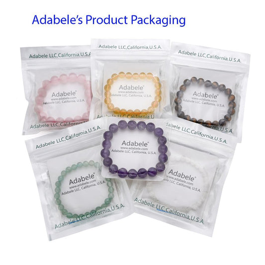 Adabele Real Natural Blue Lapis Lazuli Gemstone Beaded Bracelet 8.5 inch Stretch Chakra Healing Crystal Stone Jewelry Women Mom Gift GB8-D20
