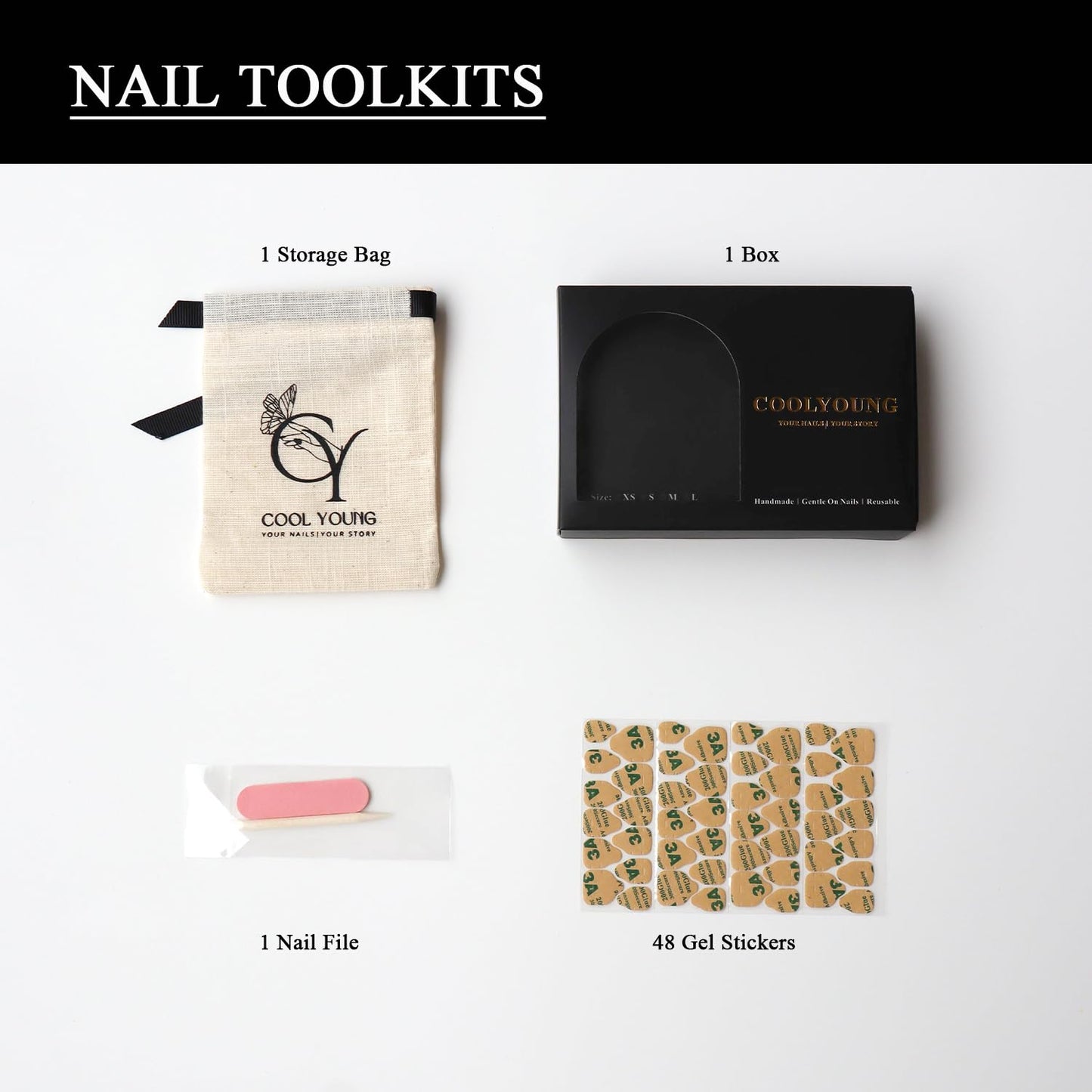 Homemade Press On Nails, Almond Nails, 3d Press On Nails, Nude Nails, Press On Nails With Designs, French Tip Nails, Blue Press On Nails, COOLYOUNG Handmade Nails, 10 PCS, Size S