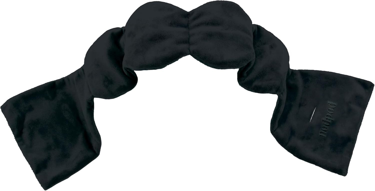 Nodpod Gentle Pressure Sleep Mask | Patented Light Blocking Design for Sleeping, Traveling & Relaxation - Black Onyx