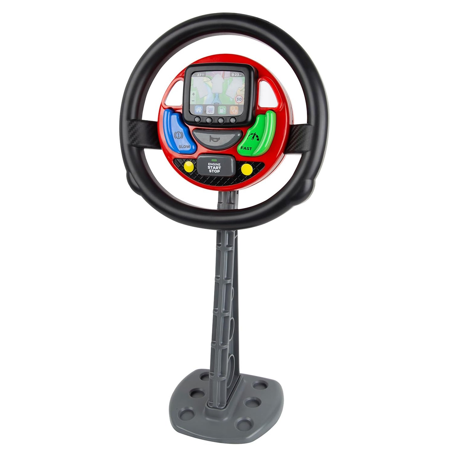 Casdon GPS Steering Wheel. Interactive Driving Toy for Kids 18+ Months. Features Spoken Commands & Realistic Sounds. Boosts Motor Skills