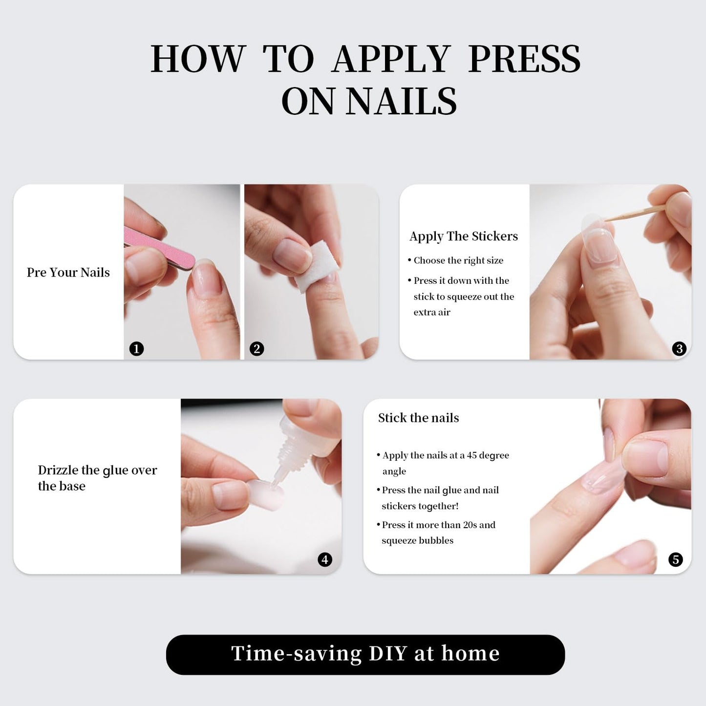Stbisen True Red Press on Nails Short Square, Soft Gel Fake Nails Kit, Fashion Reusable Thick Natural Glue On Nails for Women Gift, Suitable for Work, Office Settings, and Everyday Wear, 30Pcs