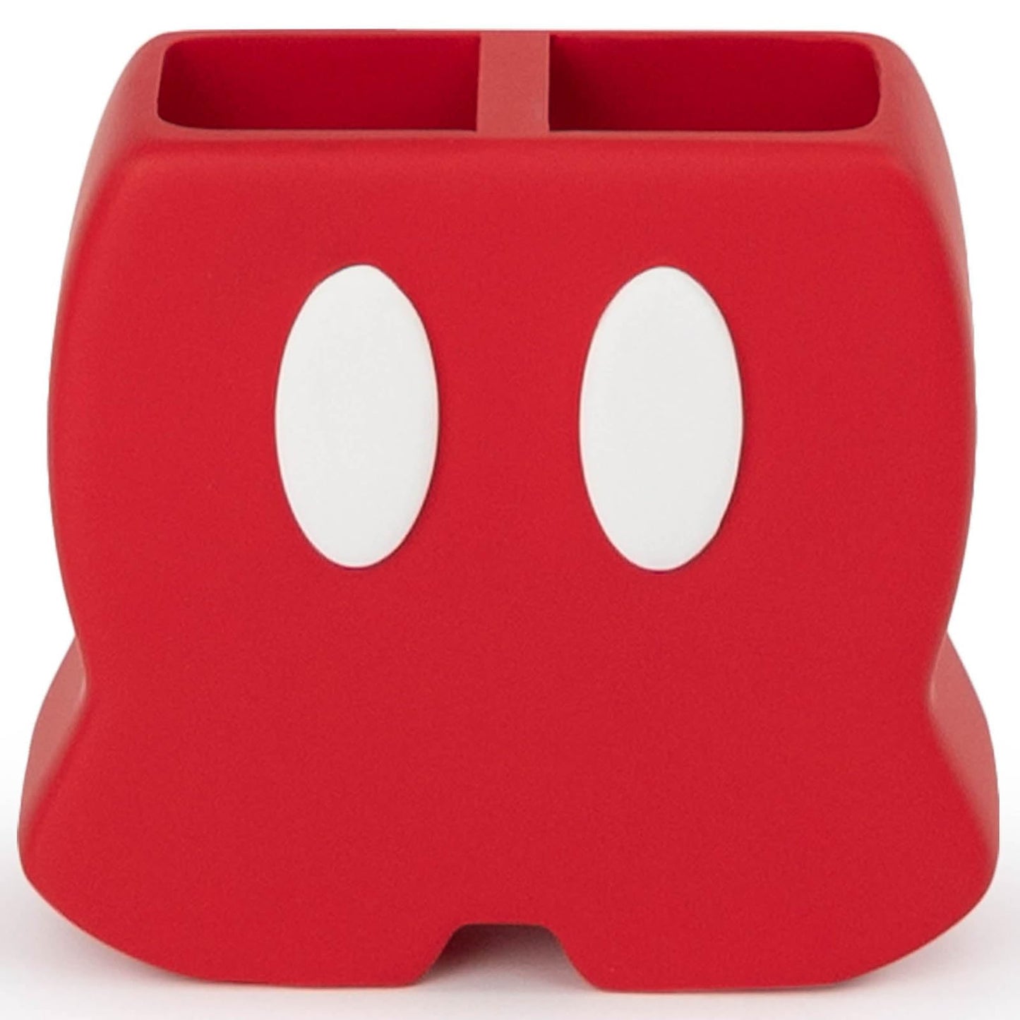 Jay Franco Disney Mickey Mouse Toothbrush Holder - Red Resin Pencil Holder - Bathroom Storage