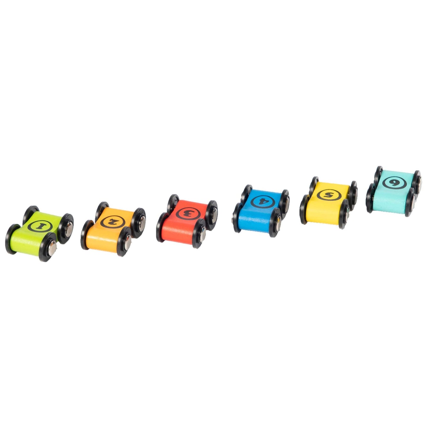 Fat Brain Toys Zigzag Racetrack - Number-Learning Car Tower for Preschoolers