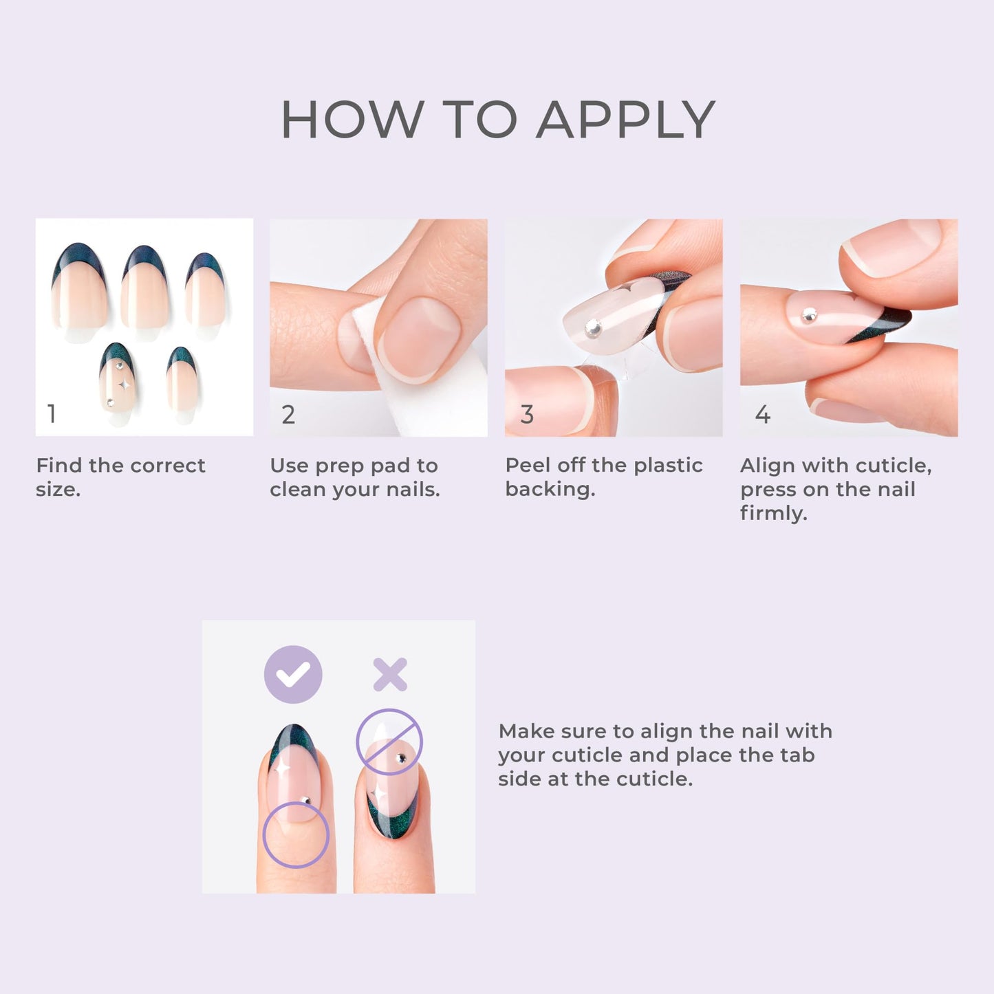 Kiss Impress No Glue Mani Press On Nails, Design, 'Couture-geous', Pink, Medium Size, Almond Shape, Includes 30 Nails, Prep Pad, Instructions Sheet, 1 Manicure Stick, 1 Mini File