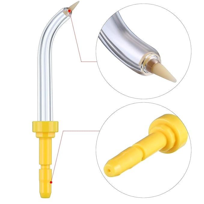 Periodontal Replacement Dental Water Jet Tips Compatible with Waterpik Water Flossers and Oral Irrigators, 3-Pack (Periodontal Tips)