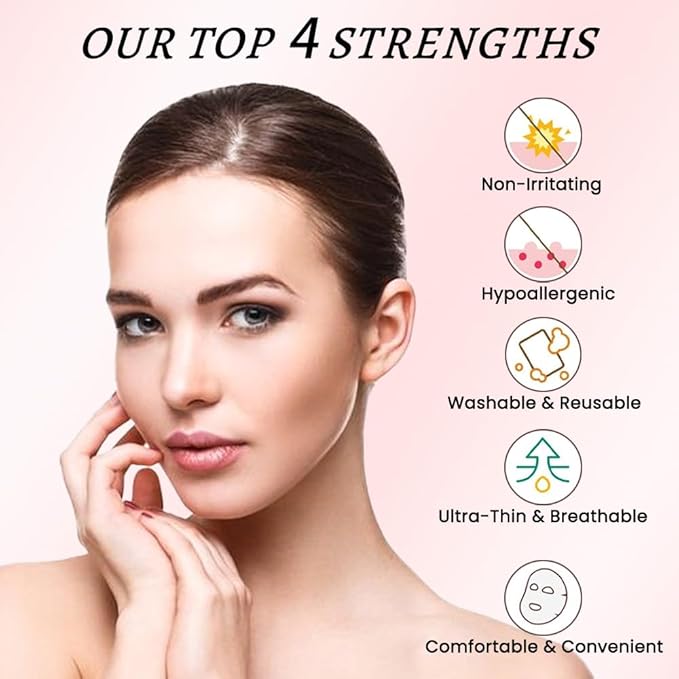 Kaely Wrinkle Patches for Face Overnight, Silicone Scar Tape for Wrinkles Forehead, Smile Line, Face Tape for Wrinkles Overnight Sleeping Lifting Sagging Skin, 192 Pcs (12 Sheets of 16 Patches)