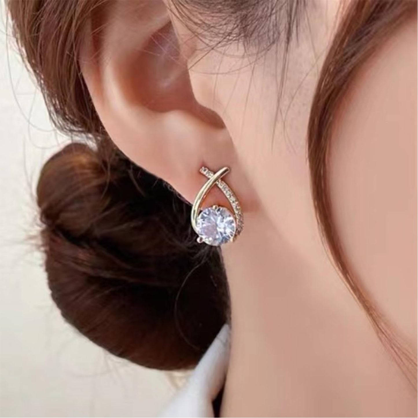 Lymphatic Earrings for Women Halolux Lymphvity Germanium Drainage Therapy Negative Ion Lymph Detox Earrings Jewelry (Gold2+Silver2)