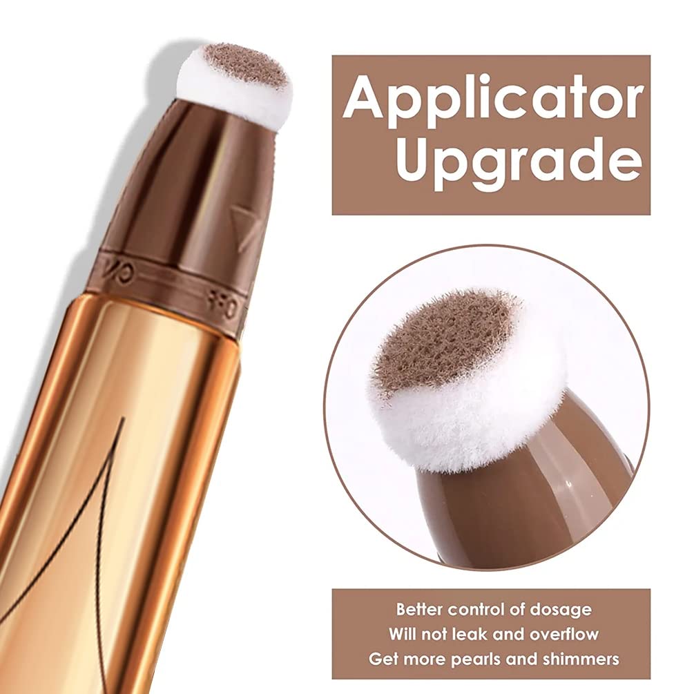 Contour Beauty Wand, Face Concealer Contouring With Halo Glow Liquid Filter Long Lasting & Smooth Matte Finish Liquid Illuminator Makeup Stick. (01- Contour)