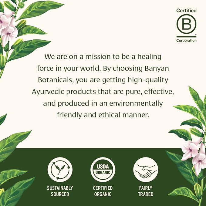 Banyan Botanicals Beauty Balm - USDA Certified Organic, 4 oz - Shatavari & Rose Geranium to Moisturize & Soften Skin
