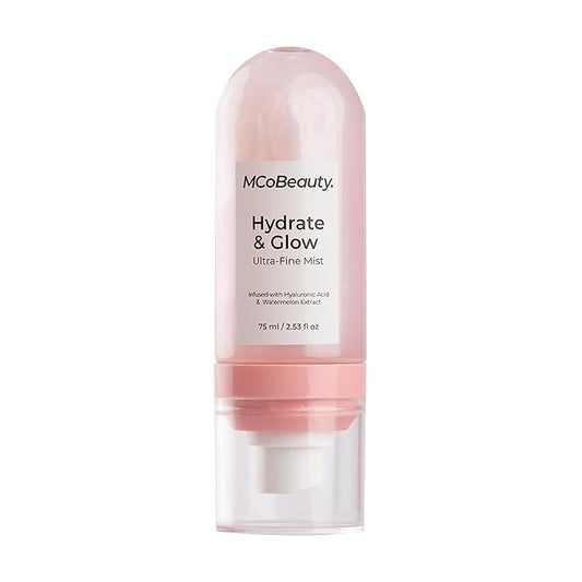 MCoBeauty Hydrate & Glow Ultra-Fine Mist - Shimmering Face & Body Spray, Vegan, Cruelty Free Cosmetics