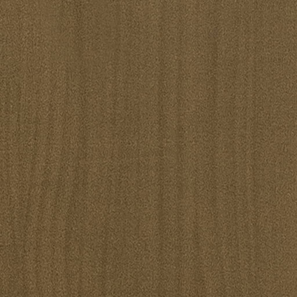 KPOUTRFG Solid Pine Wood Planters for Balcony Large Square Planters for Herbs and Vegetables Minimalist Style Outdoor Set of 1 Honey Brown