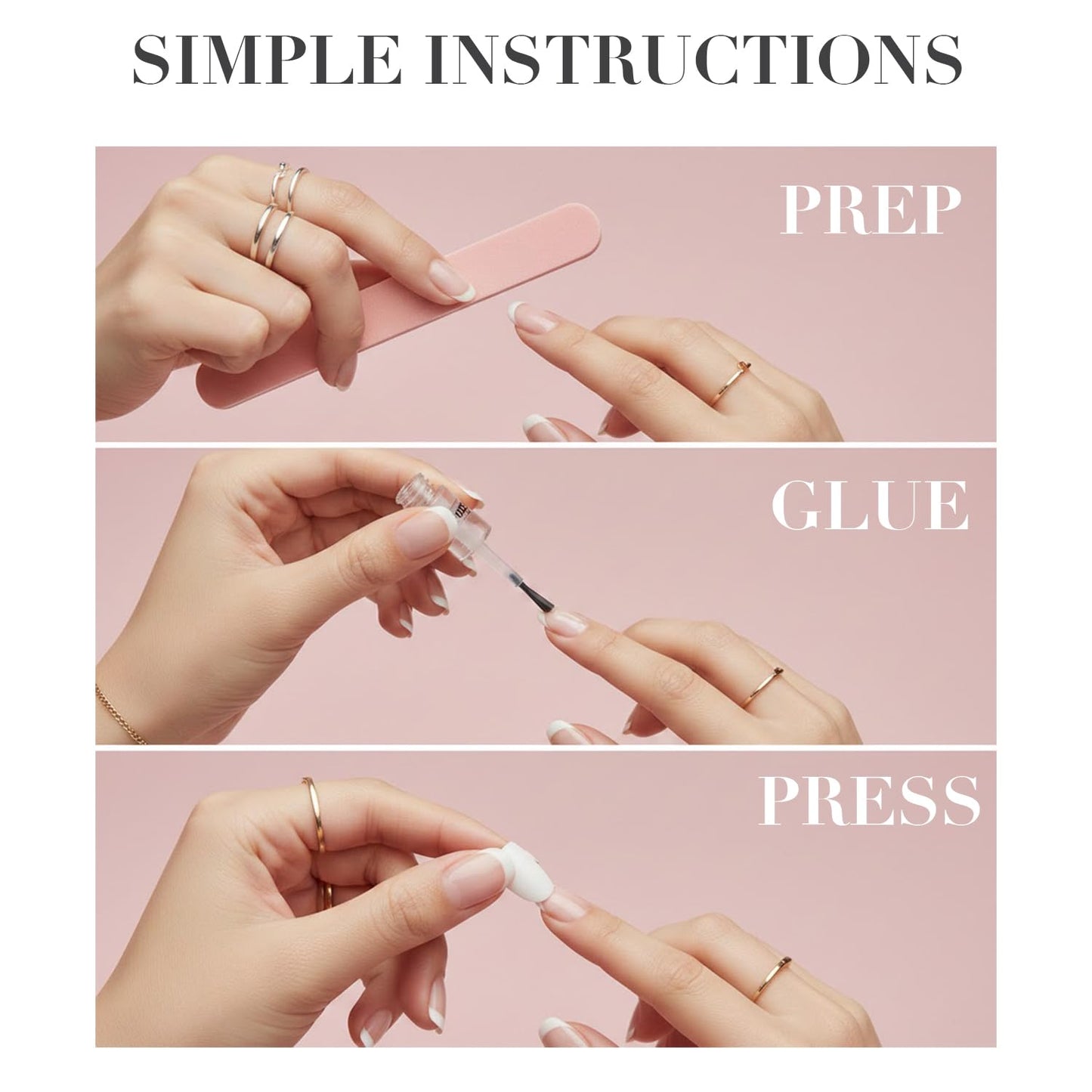 SXC Cosmetics Press On Nails - 015 Neon Crush | X5 Signature Series - XS Almond X-Pro Tips Fake Nails, Salon Quality Nails 16 Sizes - 160 pieces Nail Kit with Glue