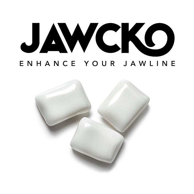 JAWCKO Ultra-tough Jawline Chewing Gum | Get a Stronger, Squarer Jawline | Cinnamon Jaw Training Hard Gum | Chisel, Sculpt, & Tone your Jaw | 15X Hardness | Facial Fitness Mewing Gum | 40 Pieces/Pack