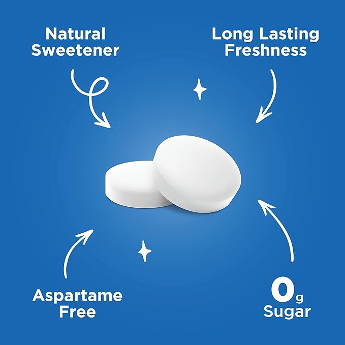 PUR Mints | Aspartame Free Mints | Made with Xylitol | Sugar Free, Vegan, Gluten Free & Keto Friendly | Natural Peppermint Flavored Mints, 30 Pieces (Pack of 2)