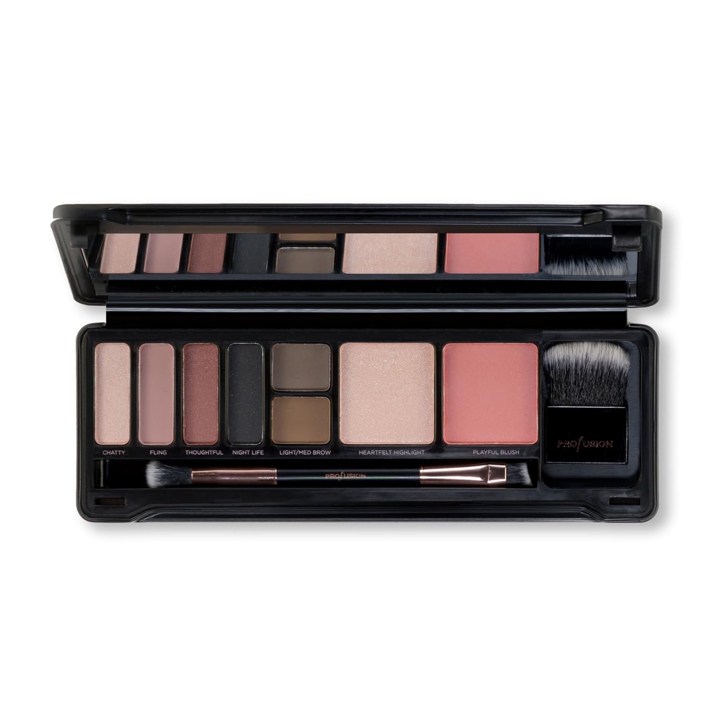 Profusion Cosmetics Glam Face Eye and Face Pro Makeup Case, Achieve Glamorous Looks With The Ultimate Night Out Makeup Palette, Raise Your Beauty Routine With Premium Beauty Tool
