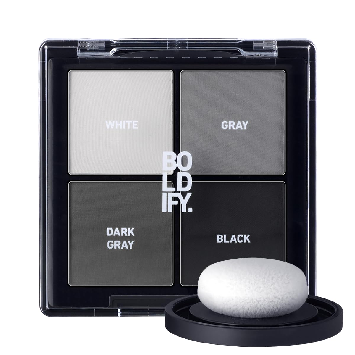 BOLDIFY Hairline Powder Color Sample Kit - Root Touch Up Hair Color for Gray Coverage - Bald Spot Concealing Hair Powder for Women & Men - 48-Hour Stain-Proof - Grays