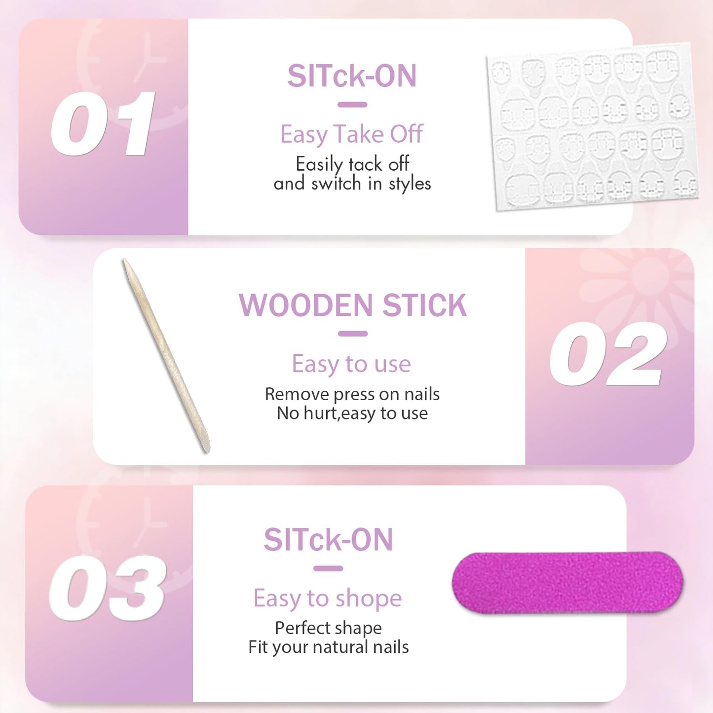KQueenest Cat Eye Press On Nails Short - Dark Purple Press On Nails Square, 30 Pcs 15 Sizes Sparkly Glitter Fake Nails Press ons, Thick Quality, Reusable Small Glue on Nail for Women Summer
