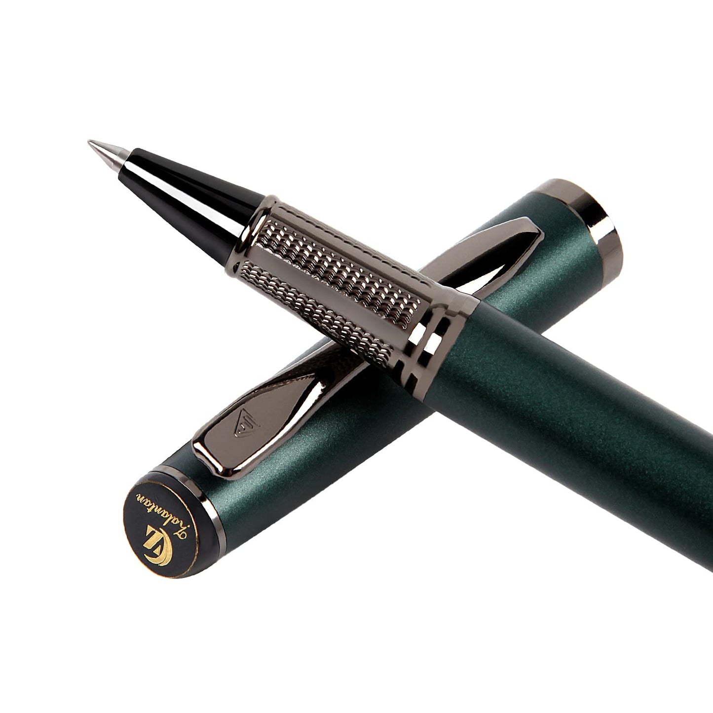 Zalantan Liquid Ink Rollerball Pen,Essential Business Nice Pens,Metal pen Smooth writing stylish design effortless writing,Luxury pens with gift case for Men & Women with 2 Refills
