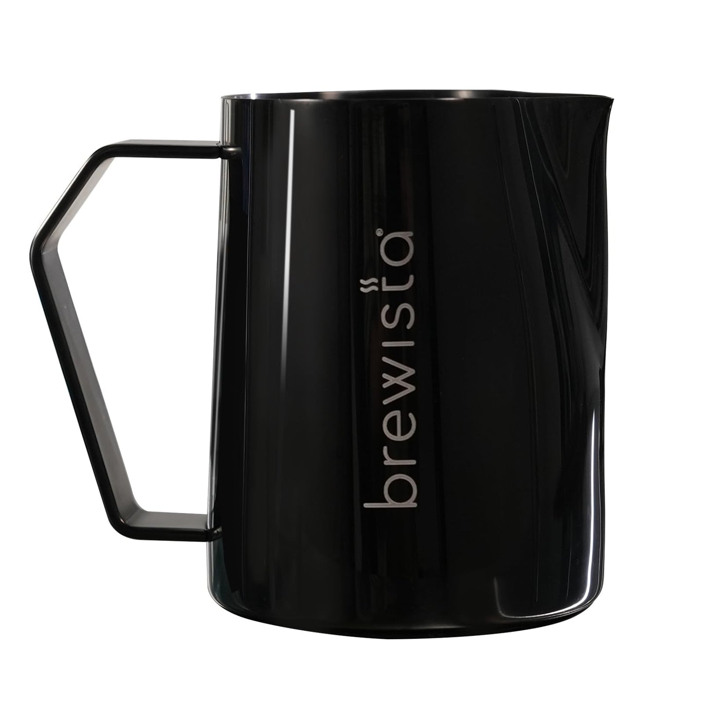 Brewista Precision Milk Frothing Pitcher, Steaming Jug, Coffee, Espresso Machine Accessories for Barista, Latte Art, Cappuccino, Stainless Steel Cup, 24 oz/720 ml, Matte Black