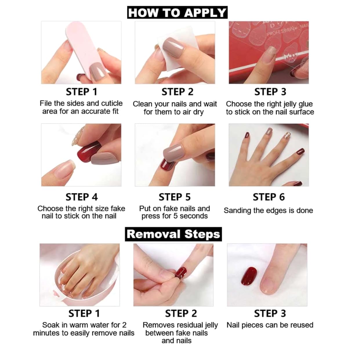Square Press on Nails Medium Purple Mirror Fake Nails Metal Plating Coffin False Nails Acrylic Nails Full Cover Stick on Nails Glue on Nails for Women