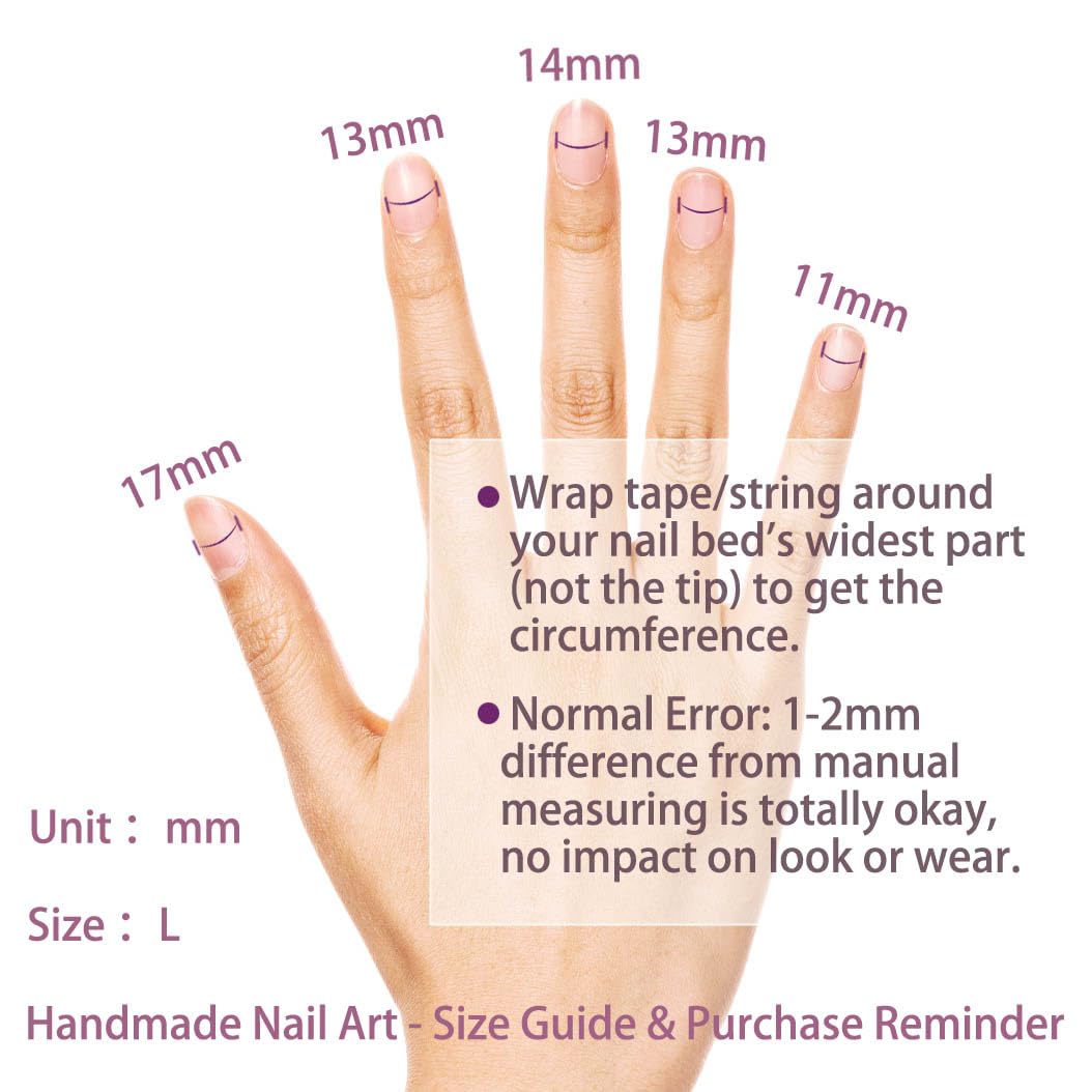 Threelegscat Brown Handmade Press on Nails Coffin Short with Marble Pattern Design for Women and Girls Size L 10pcs