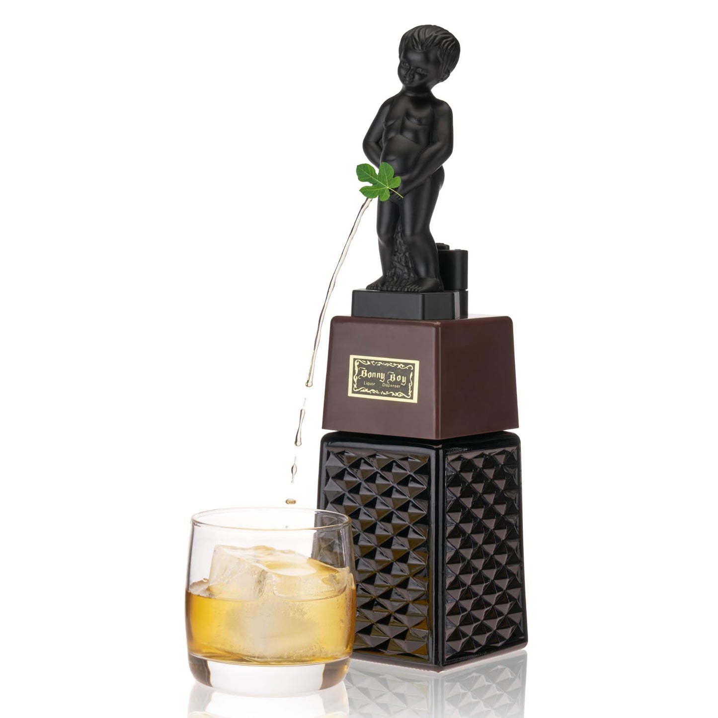 True Bonny Boy Liquor Dispenser, Beverage Drink Dispenser, Wine, Whiskey and Alcohol Accessories for Home Bar, Funny Gifts for Men, Gag Gifts Funny Beverage Dispenser, Set of 1, 16oz