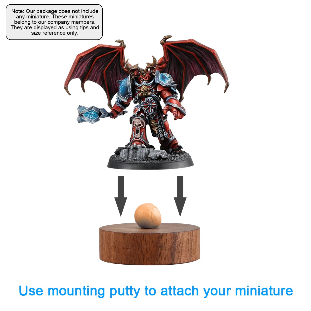 Jucoci Painting Handle for Miniautres Paint Handle Compatible with DND Miniatures, Scale Model, Fantasy Figurines