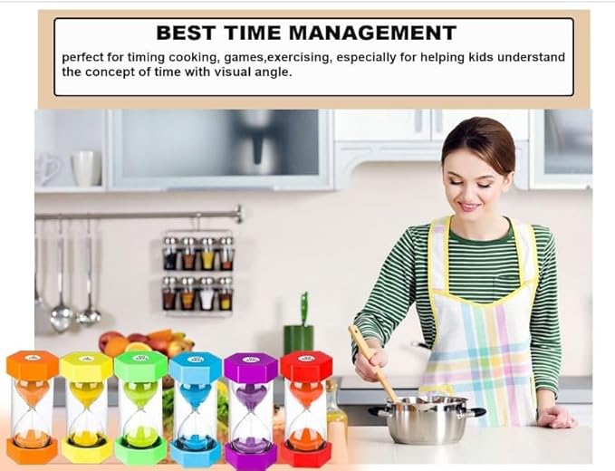 Hourglass Timer Sand Clock 3 Minute： Colorful Sand Timer 3 Minute, Small Green Sand Watch 3 Minute, Plastic Hour Glass Sandglass Timer for Kids, Games, Classroom, Kitchen, Decoration