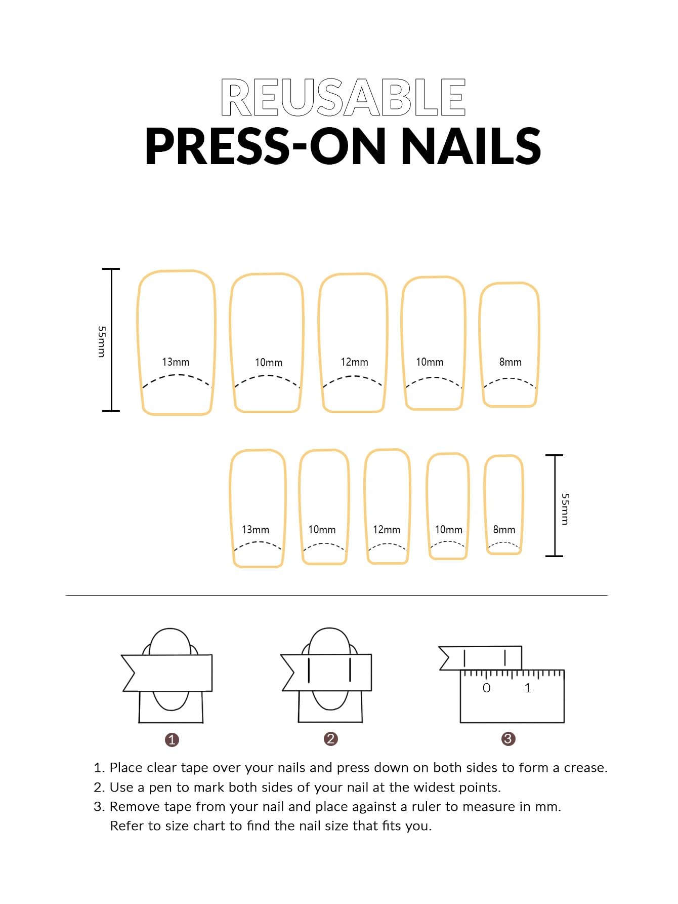 Tmani 10pc/set Extra Long Handmade Press On Nail Hot Girl's Long Ballet Nails Square Nail Full of Diamond Glitter Decoration Fake Nails Suitable For Girls Festival Parties and Birthday Gift (185,L)