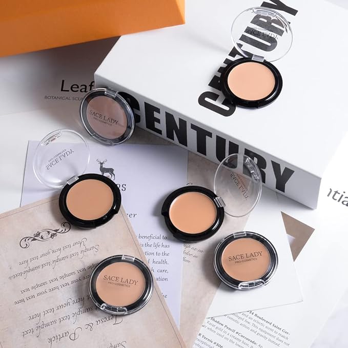 Full Coverage Concealer Cream Makeup, Sace Lady Waterproof Matte Smooth Concealer Corrector Long Lasting for Dark Spot Under Eye Circles Cover, 6g/0.2Oz (#30 Light Natural)