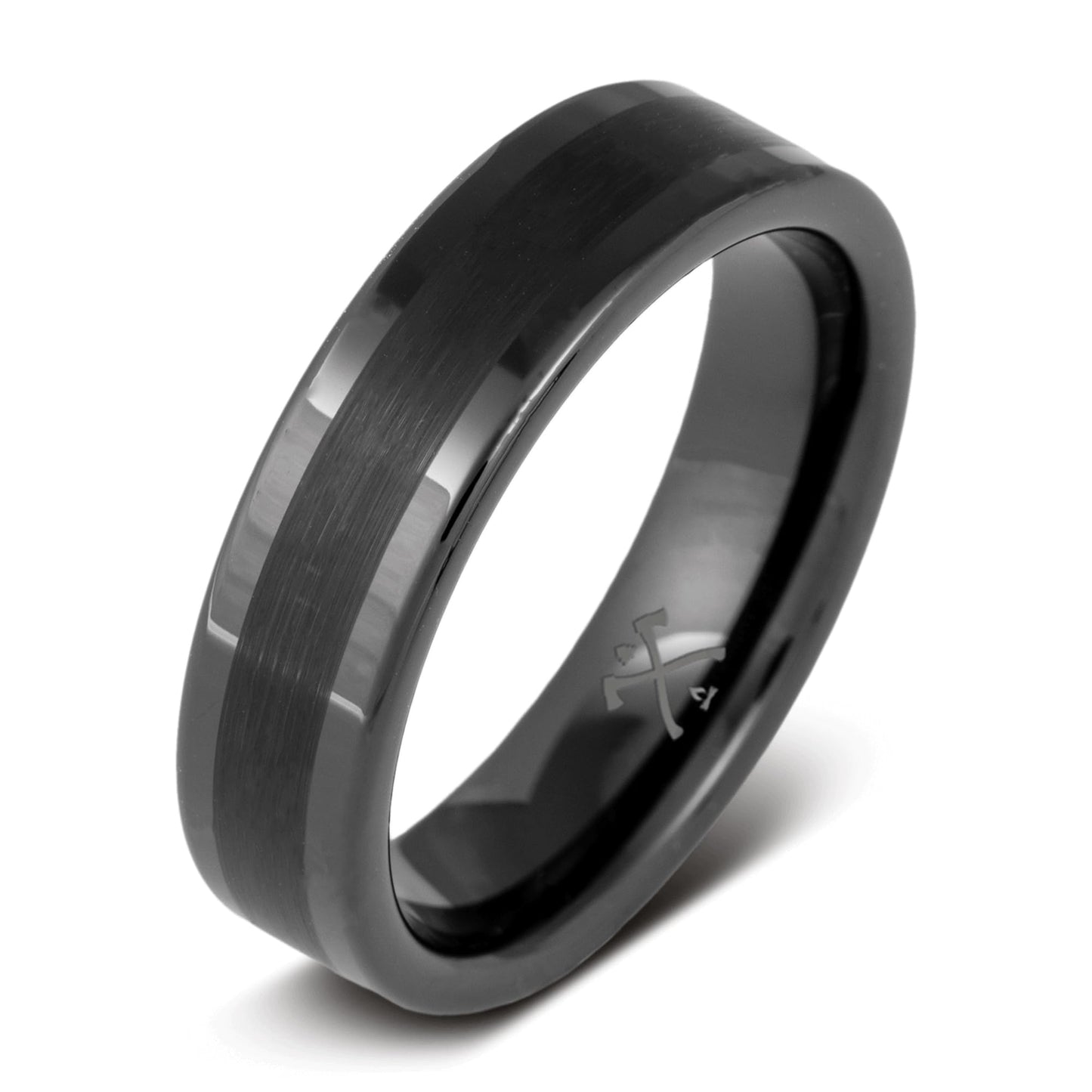 Manly Bands The Zeppelin (6mm) - Size 7