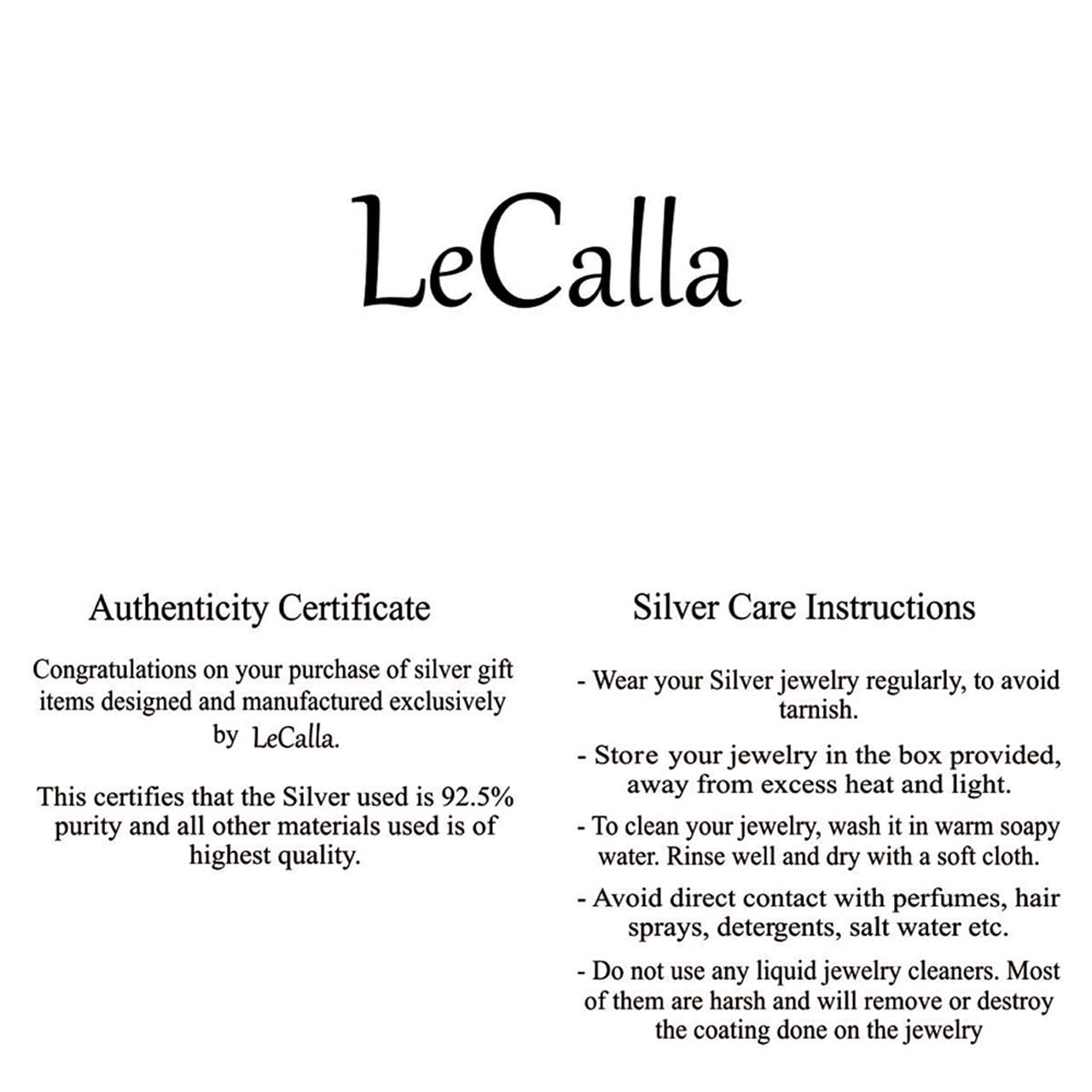 LeCalla 925 Sterling Silver Adjustable CZ Lariat Necklace for Women Simple CZ Y Necklace Jewelry Cable Chain Necklace with Lobster Claw Clasp 18 Inches