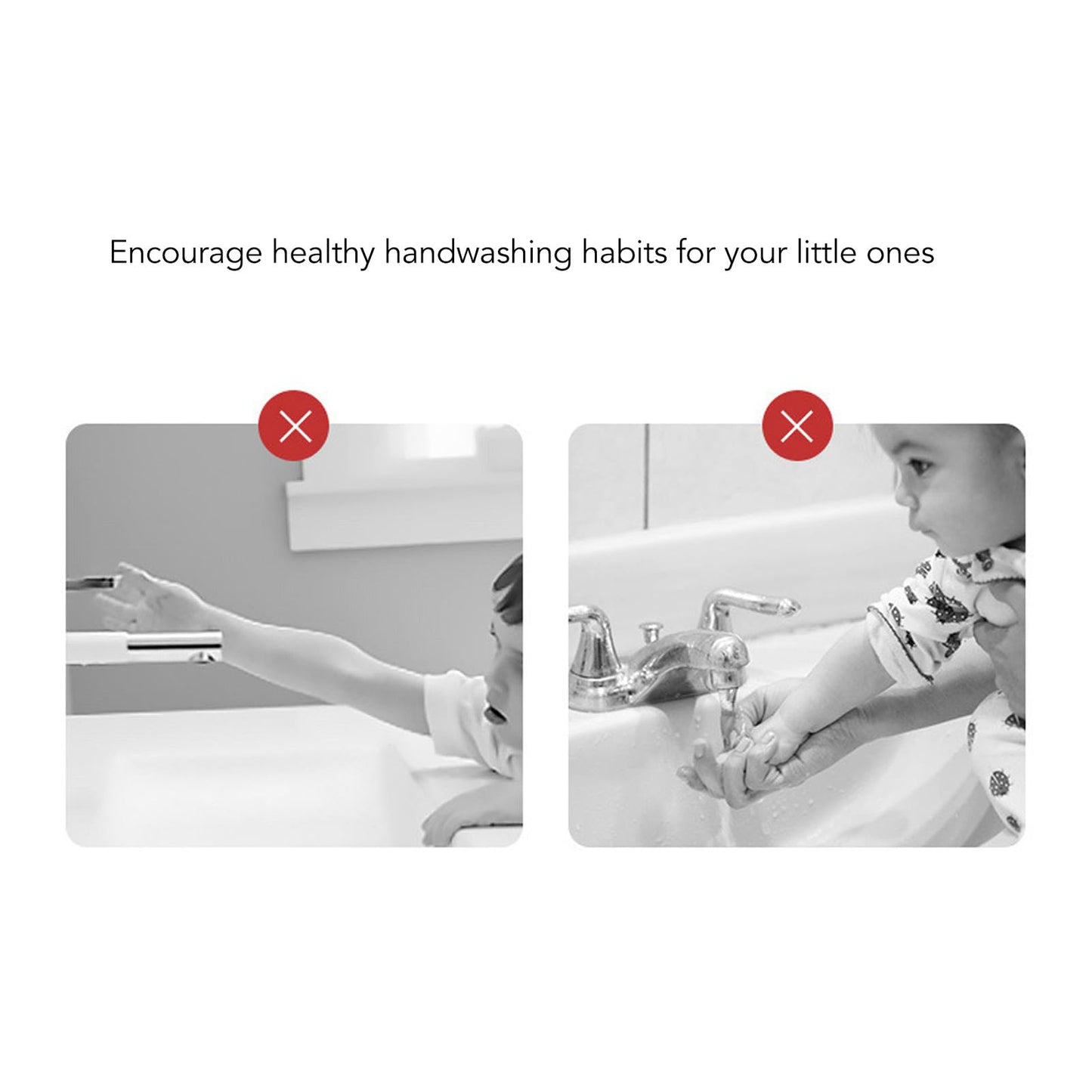 Faucet Extender Sink Handle Extender for Toddlers Kids, Universal Children Cartoon Faucet Extender, Faucet Handle Extender Faucet Extension Attachment Bathroom Sink Accessories