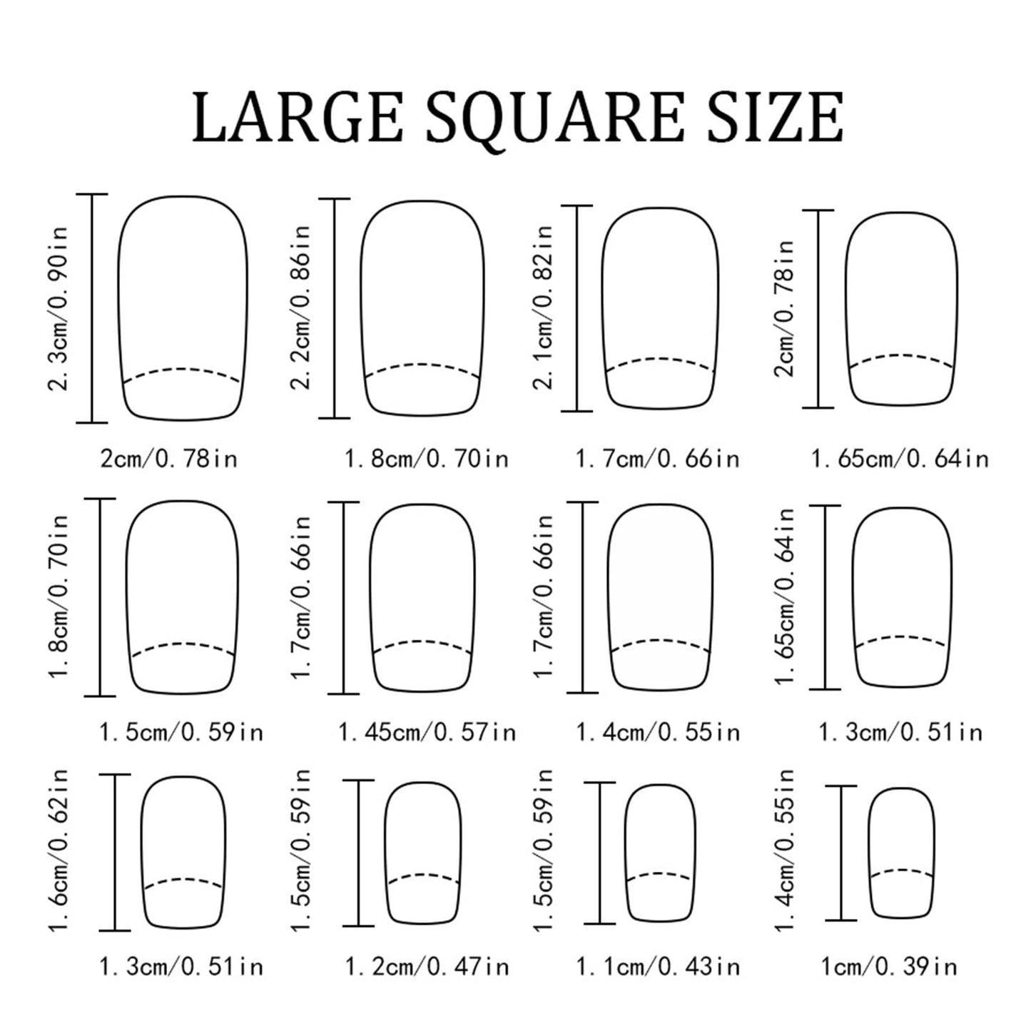 4th of July Independence Day Press on Nails Medium Square Fake Nails with Red Blue White Curved Stripes Design Patriotic False Nails Full Cover Glossy Stick on Nail for Women Manicure 24Pcs