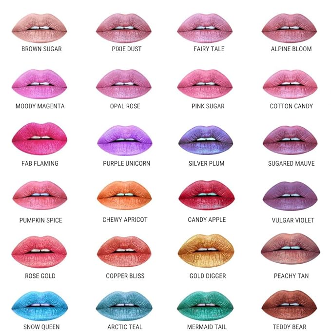 Aromi Metallic Matte Liquid Lipstick | Dusty Pink, Light Rosy Mauve Lip Color with Shimmery Finish, Long-lasting, Waterproof, Vegan, Cruelty-free (Fairy Tale)