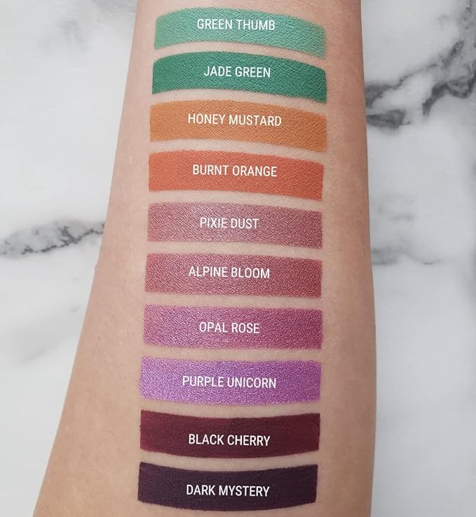Aromi Berry Fuchsia Metallic Liquid Lipstick | Magenta Pink Lip Color with Shimmery Finish, Vegan, Cruelty-free, Long-Lasting, Smudge Proof (Opal Rose)