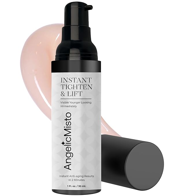 Instant Eye & Face Lift Cream: Rapid Under Eye Bags Wrinkle Smile Lines Forehead Lines Remover - Temporary Firming & Tightening Treatment in 2 Minutes, 1 fl. oz.