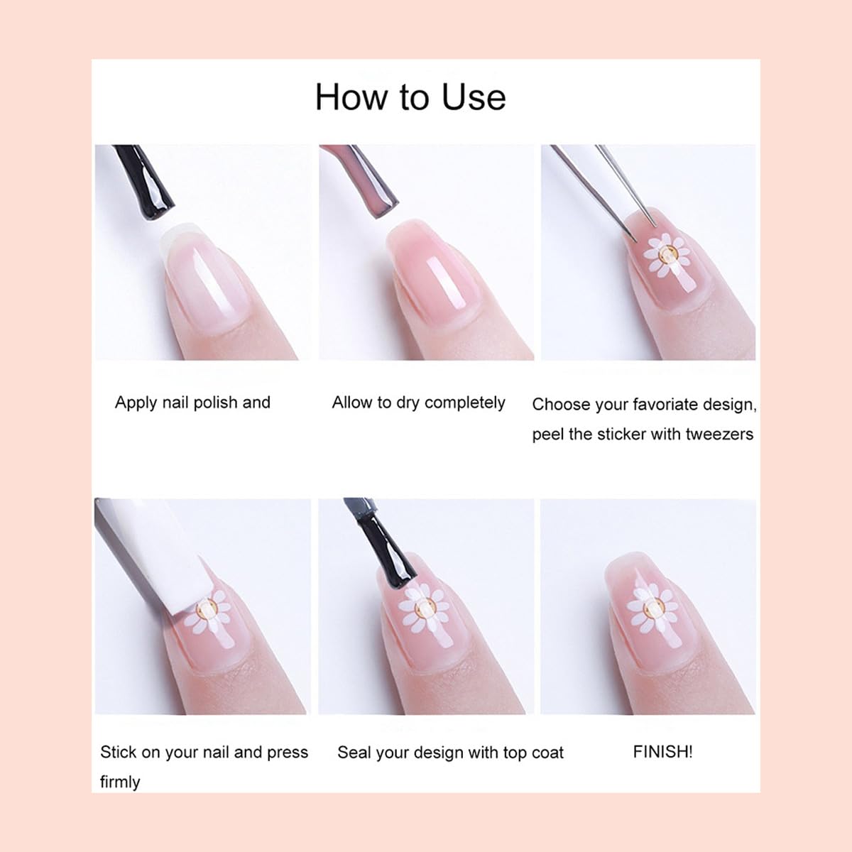 Bow Nail Stickers 5D Embossed White Bowknot Nail Art Stickers 3D Self-Adhesive Laser Ribbon Nails Supplies White Bead Necklace Nail Decals Stickers Cute Nail Designs for Women DIY Manicure 1 Sheet