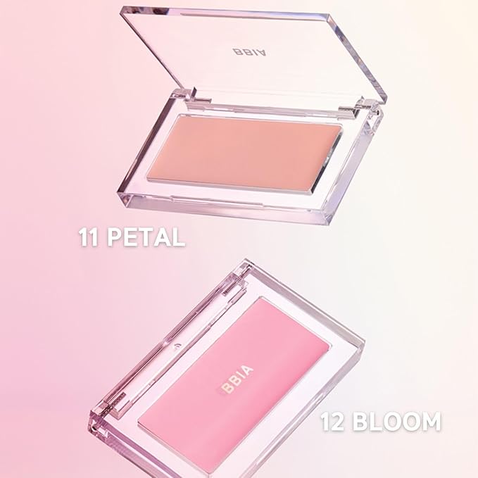 BBIA Ready To Wear Downy Cheek Cream Blush 8 Color - Creamy Blendable & Buildable Blush Dewy Texture & Matte Finish High Pigment Longlasting Lightweight Natural Face Makeup, 0.10oz (08 DOWNY ROSY)