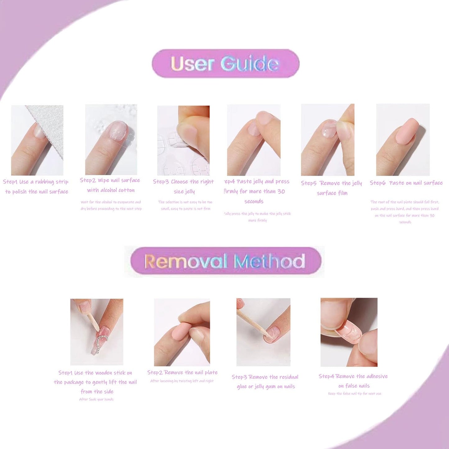 Luxury Press on Nails Medium Almond Handmade 3D Unique Reusable ABS Material Fake Nails Pink&Blue False Nails with Designs Butterfly Yellow Flower Art Petal Glossy Thick Acrylic Nails(S)